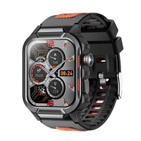 Smart Watch for Men 3ATM Waterproof Smartwatch 1.96 inch screen for Android and iOS Phones Fitness Tracker Watch with 100+ Sports Modes
