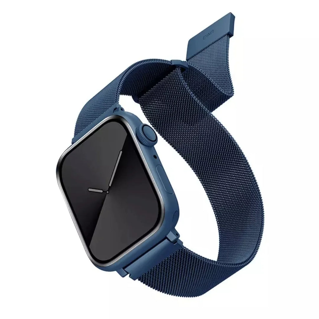 Blue | Apple Watch Milanese Magnetic Loop Strap | Stainless Steel Band  | 42mm / 44mm / 45mm