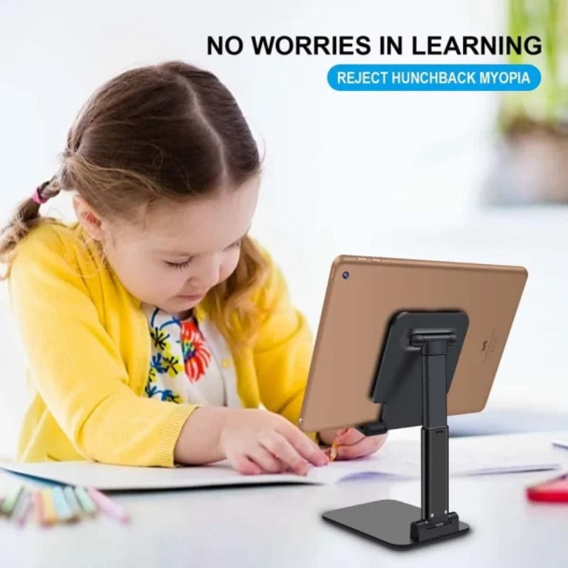 Universal Foldable Mobile & Tablet Stand | Adjustable Multi-Angle Holder
