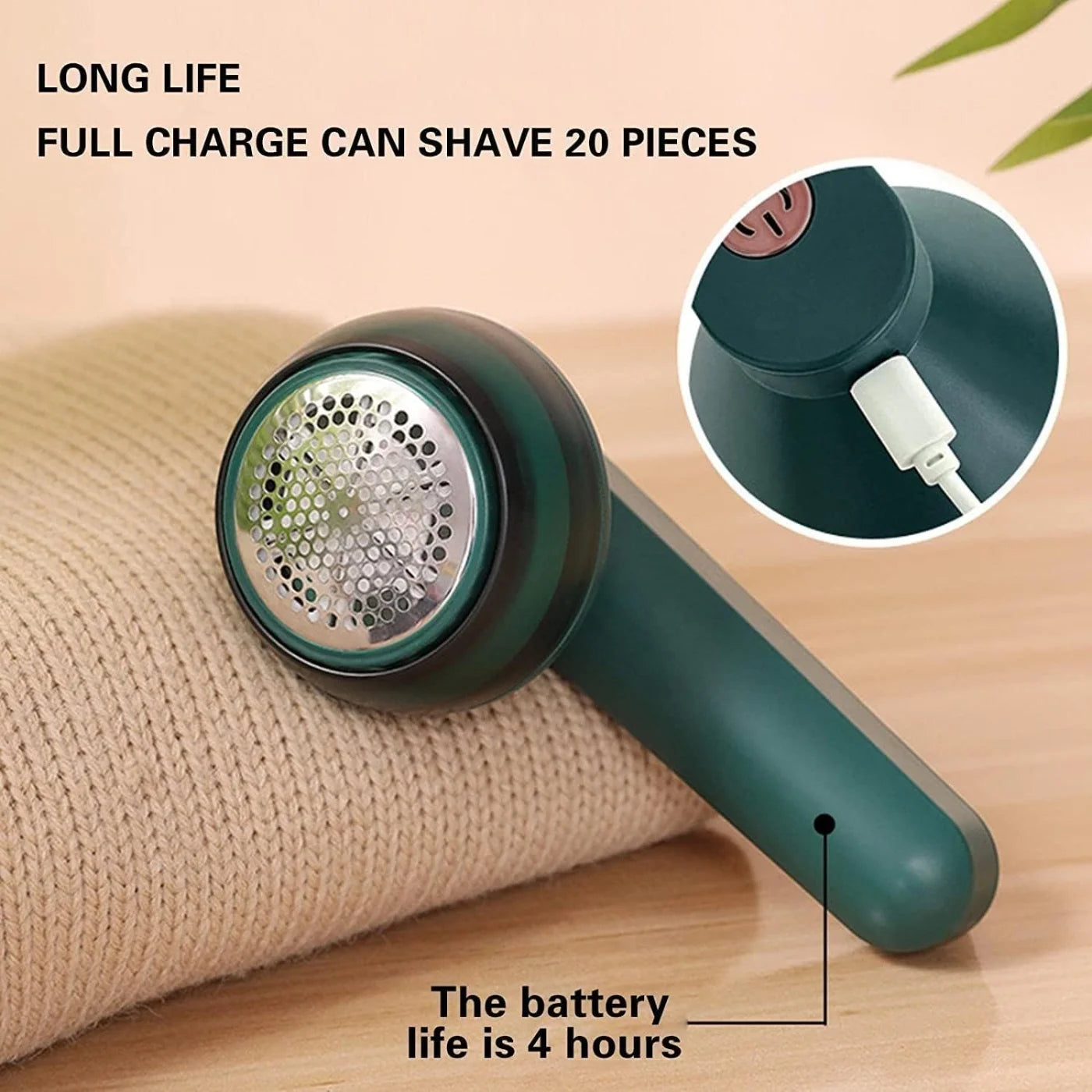 Electric Lint Remover | Rechargeable Anti-Pilling Fabric Shaver for Clothes & Sweaters