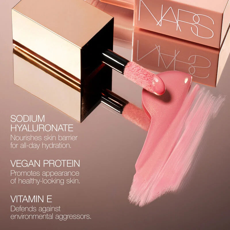 Orgasm | NARS Afterglow Liquid Blush 7ml Buildable Hydrating Blush with Sodium Hyaluronate and Vegan Protein