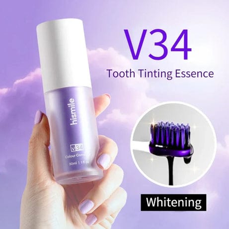 Hismile V34 Teeth Whitening Color Corrector Serum | Instant Brightening Solution 30ml